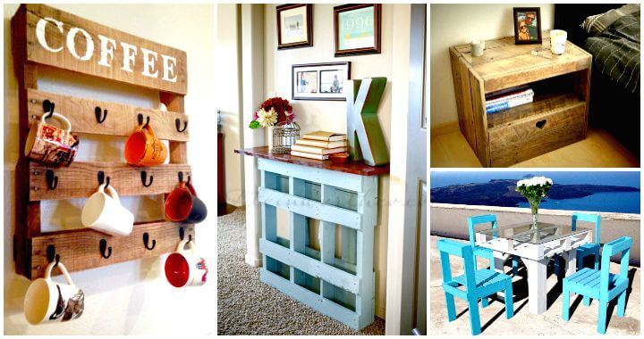 Pallet Furniture Ideas with 25 Complete DIY Projects